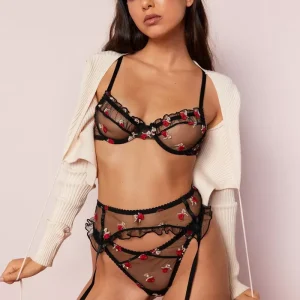 Conjunto lenceria 3 piezas