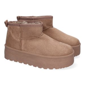 Botines plataforma marrón diseño australiano
