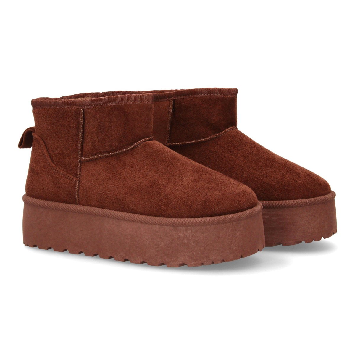 Botines plataforma australianos marrones