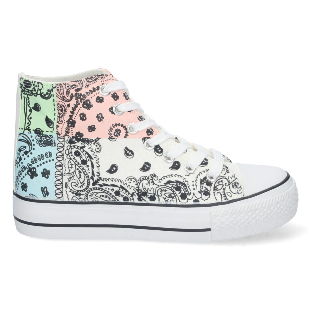 Zapatillas deportivas blancas bandana - Imagen 3