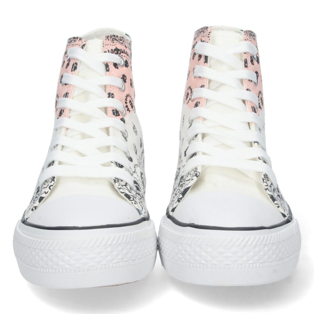 Zapatillas deportivas blancas bandana - Imagen 4