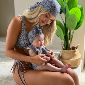 MINI TURBANTE CON VOLANTES ST. TROPEZ