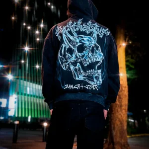 Hoodie Prime Con Cuernos Crystal Demon Lux