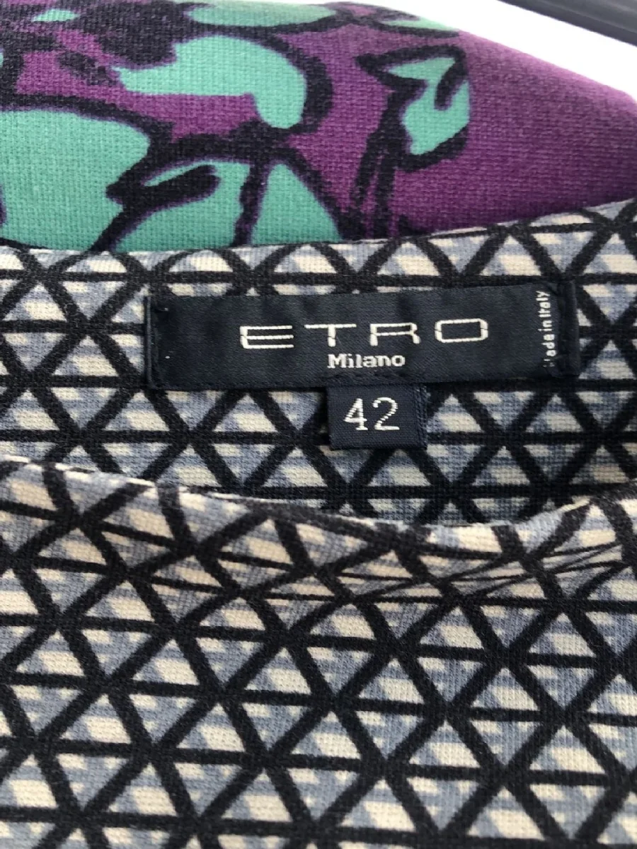 Etro Milano vestido estampado Talla IT42 (S-M) - Imagen 6