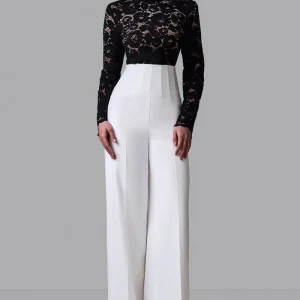 Pantalón estructurado con cinturón corsé