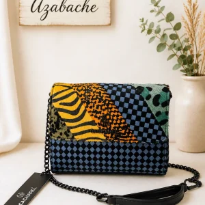 Bolso Cacharel Multicolor con Bandolera de Cadena