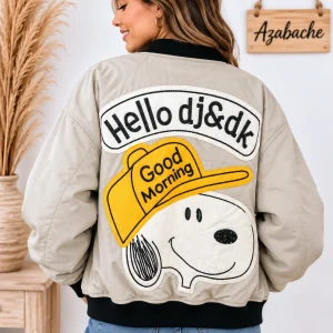 Bomber  Snoopy Talla Única – Chaqueta Acolchada