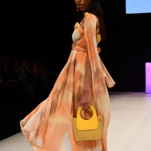 Bolso amarillo doble asa