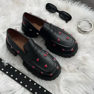 Mocasines hearts