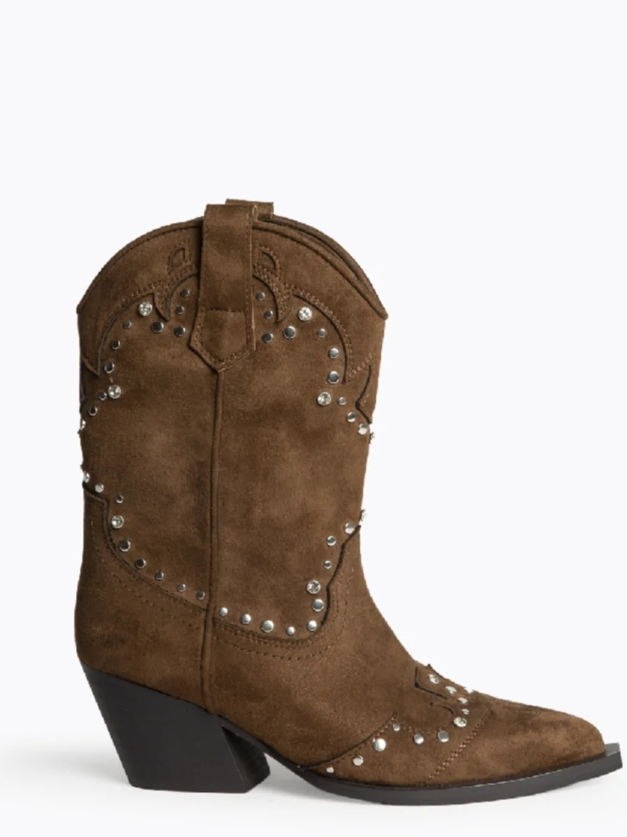 Botín Marrón Cowboy Corina M5812 - Imagen 2