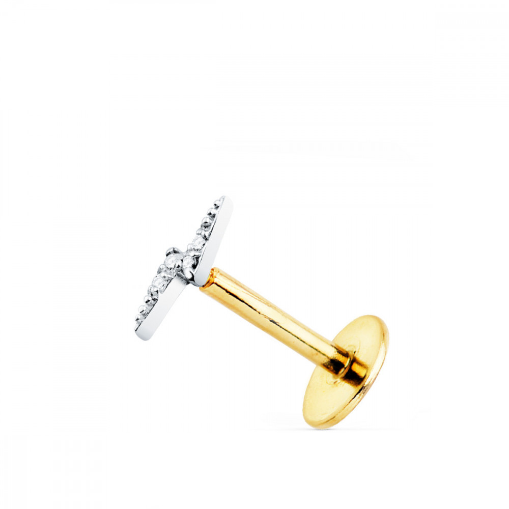 “INTERESTELAR” piercing oro - Imagen 2