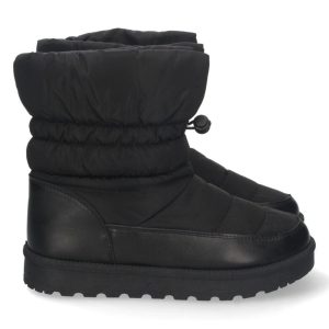 Bota apres ski acolchada negra