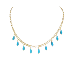 “ÍNDIGO” collar oro 18K