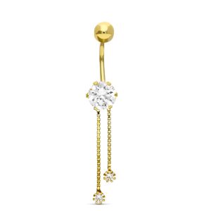 «PARIS» 18K PIERCING OMBLIGO