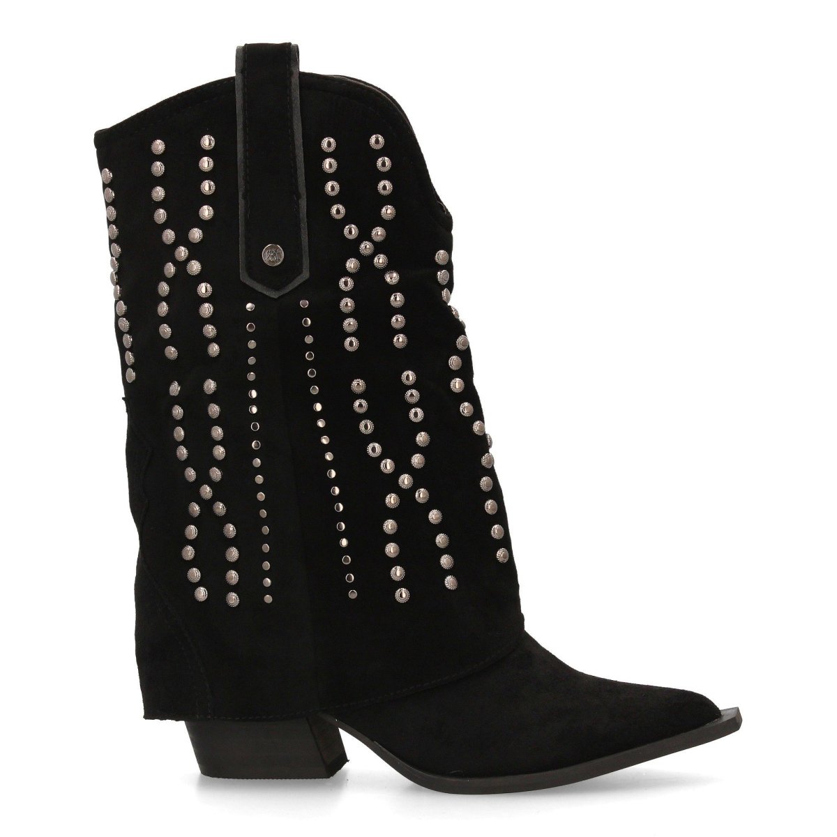 Botas vaqueras mujer negras con tachuelas - Imagen 3