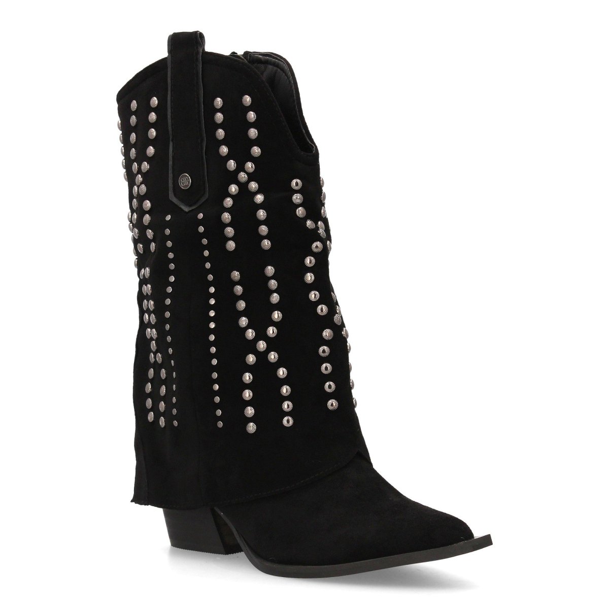 Botas vaqueras mujer negras con tachuelas - Imagen 4