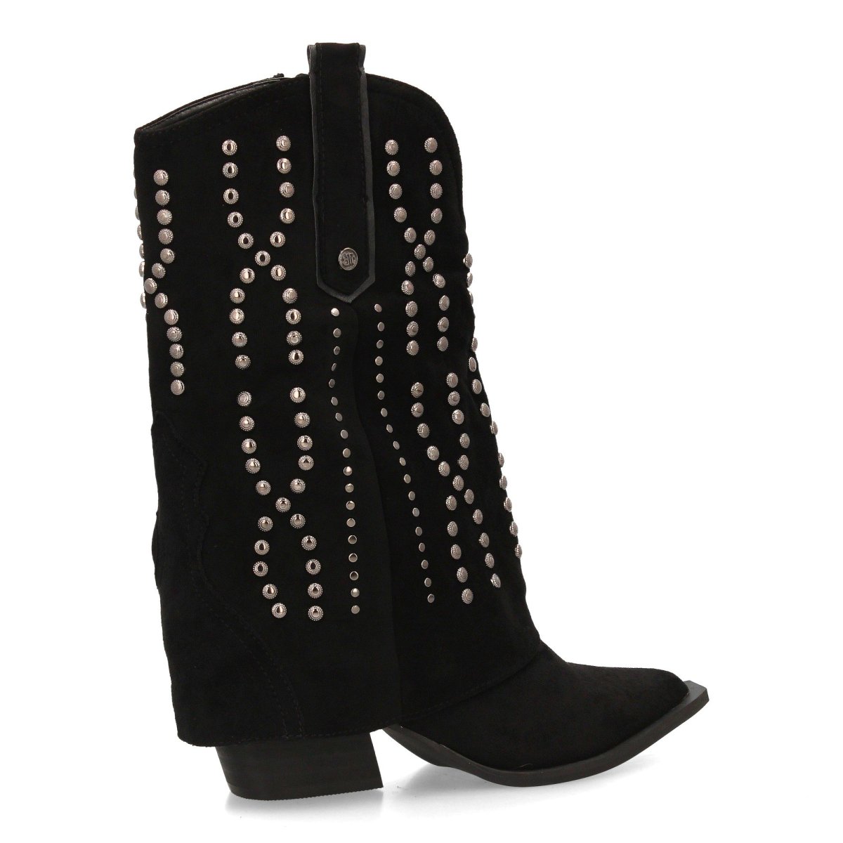 Botas vaqueras mujer negras con tachuelas - Imagen 5