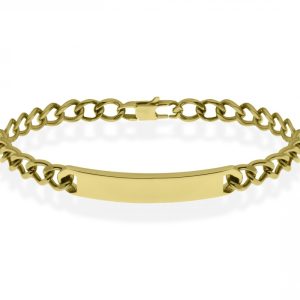 «DANTE» pulsera acero dorado