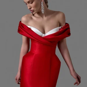 vestido con escote megan