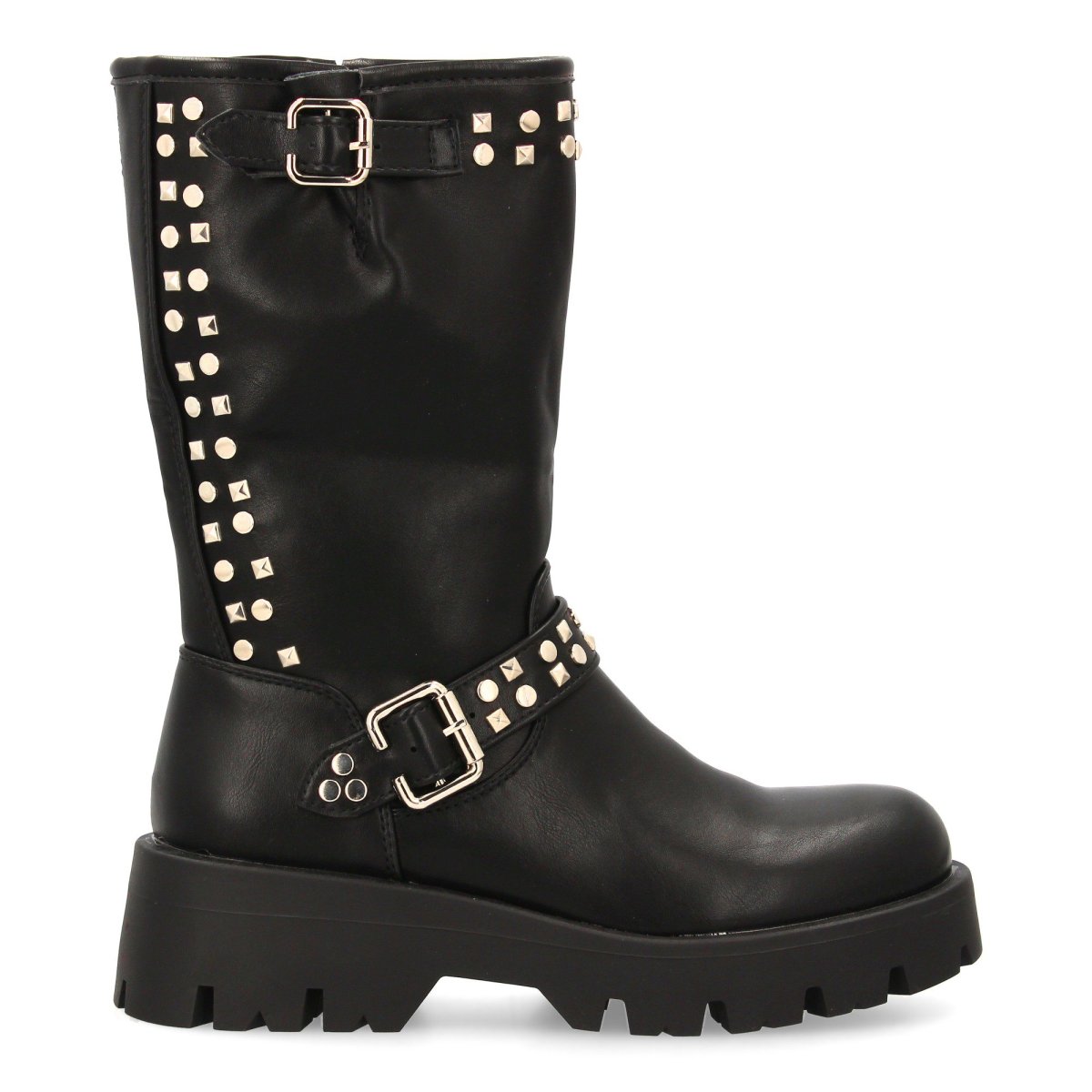 Bota tipo motera con tachuelas - Imagen 3