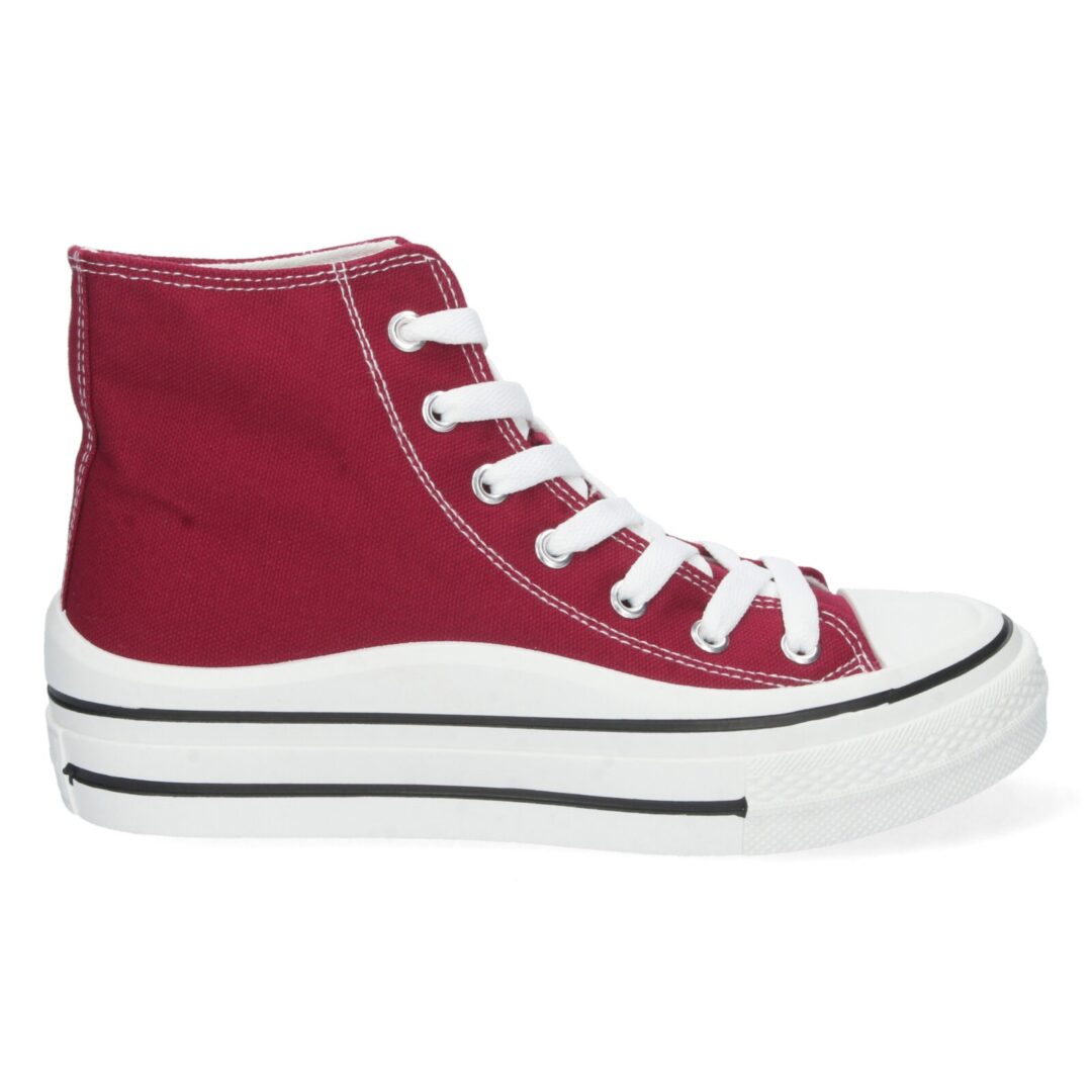 Zapatillas de bota burdeos - Imagen 3