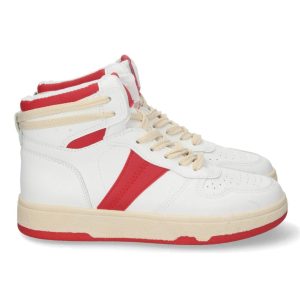 Zapatillas deportivas altas rojas