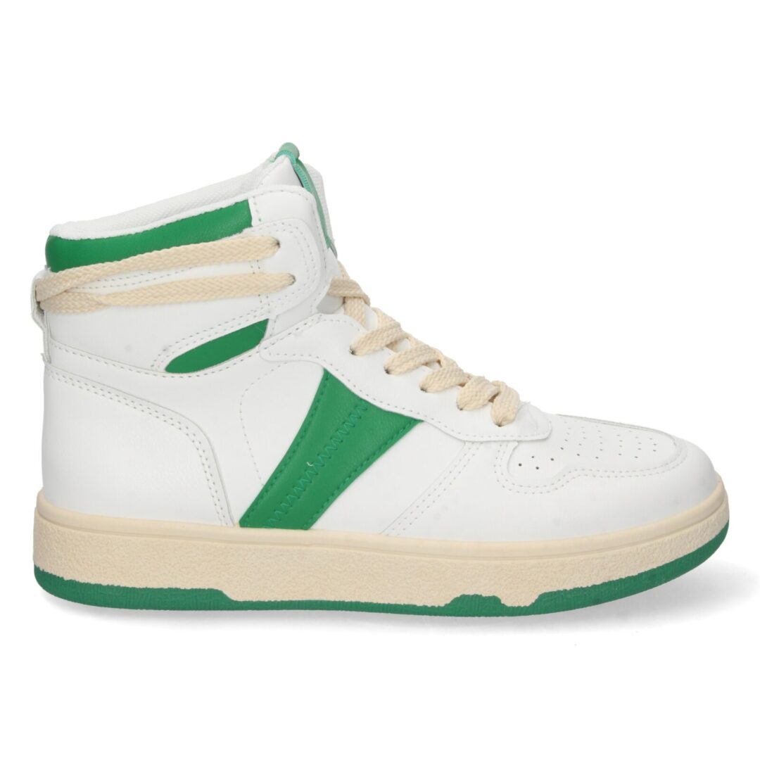Zapatilla deportiva verde retro - Imagen 3