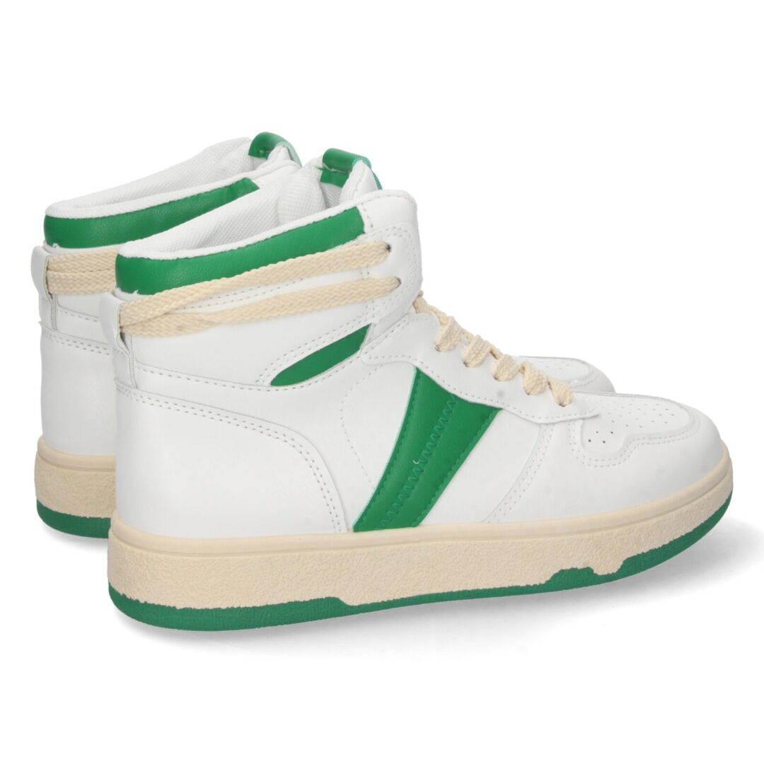 Zapatilla deportiva verde retro - Imagen 5