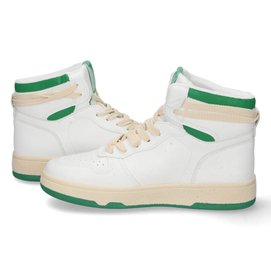 Zapatilla deportiva verde retro - Imagen 6