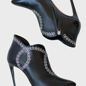 Alaïa botines de cuero tacón alto Talla 39 Nuevos
