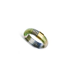 Anillo Viceroy Laura Escanes Tubogas Azul y Verde