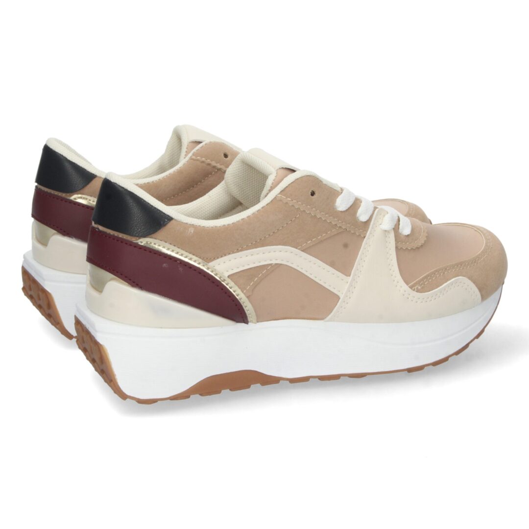 Zapatillas planas taupe deportivas - Imagen 5