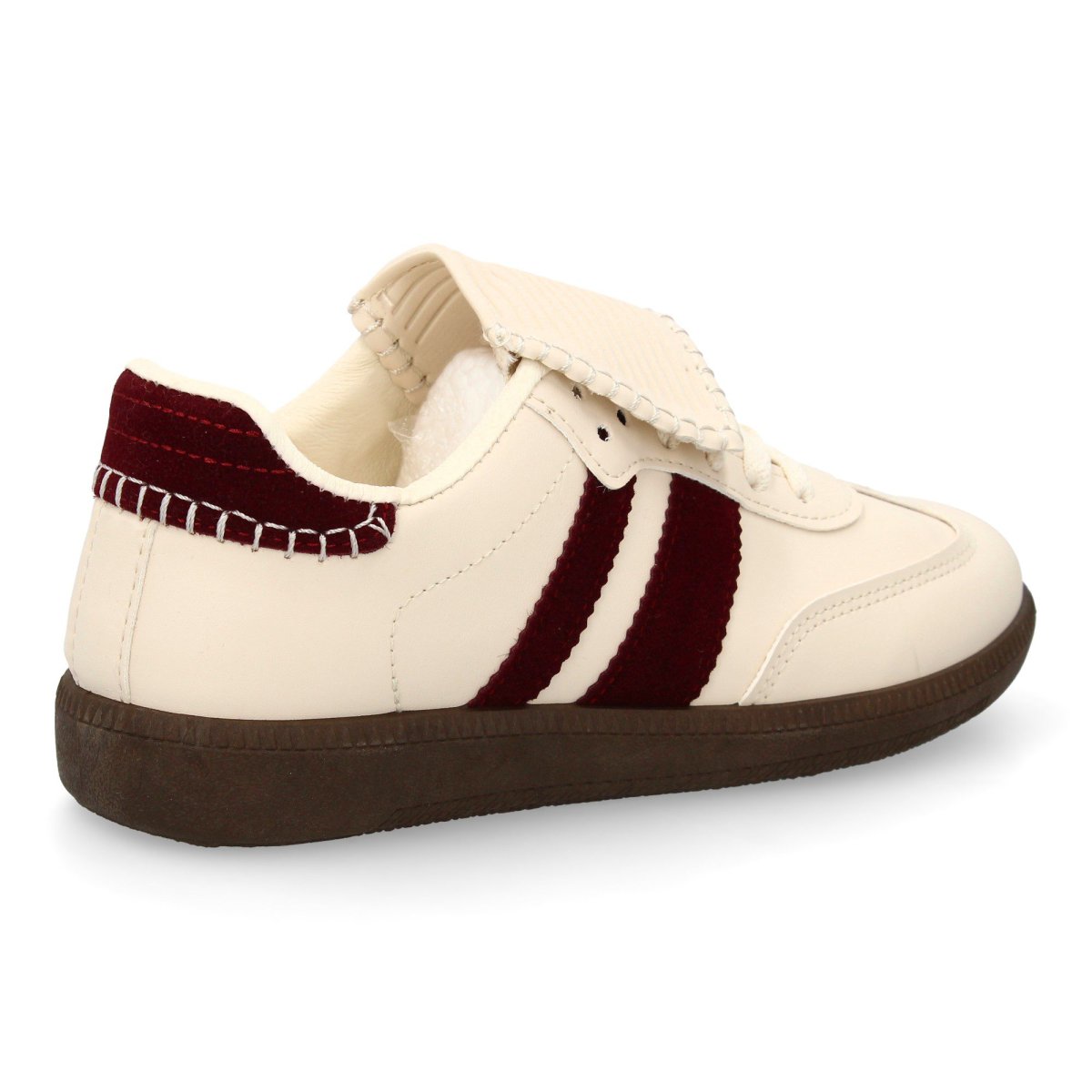 Zapatilla con lengüeta beige - Imagen 5