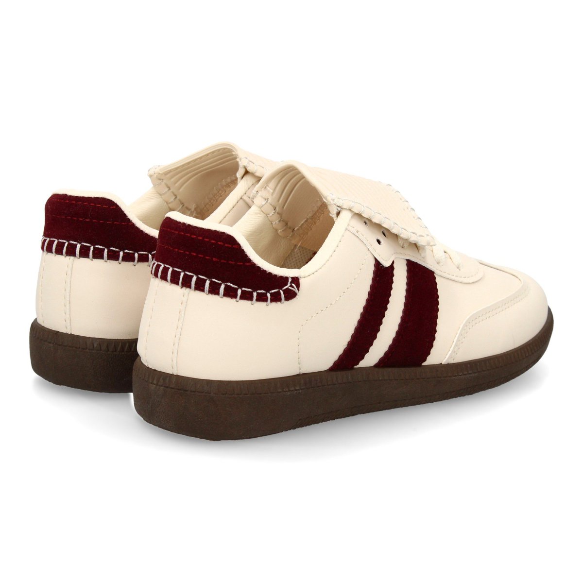 Zapatilla con lengüeta beige - Imagen 6