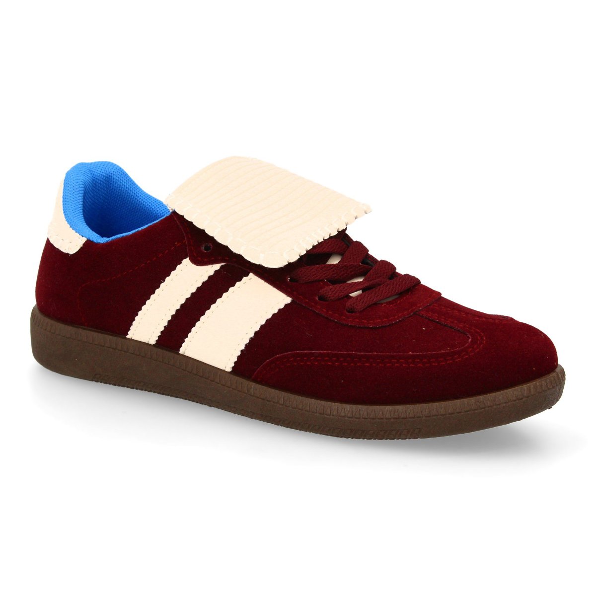 Zapatilla con lengüeta Burdeos - Imagen 4