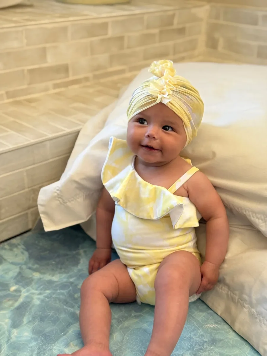 TURBANTE MINI SORRENTO CON VOLANTES - Imagen 4
