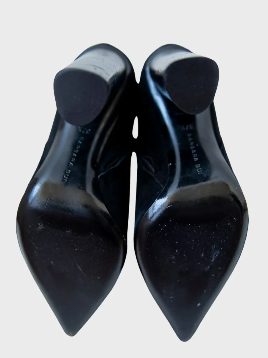 Barbara Bui botines de tacón negros Talla 37.5 - Imagen 5