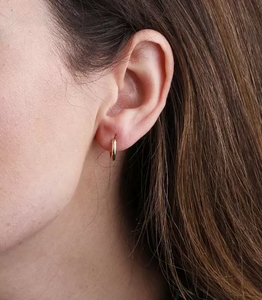 “YOU” pendientes oro 18K - Imagen 3