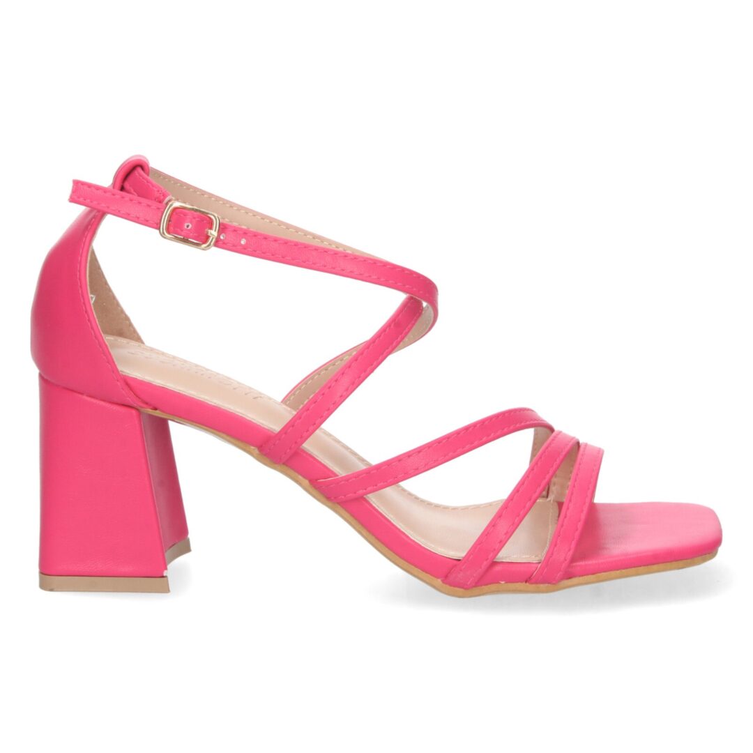 Sandalias cruzadas fucsia - Imagen 3