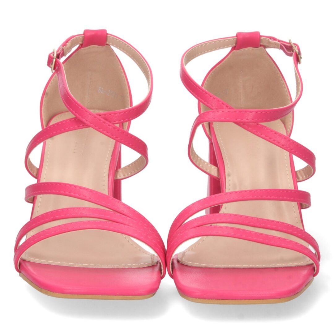 Sandalias cruzadas fucsia - Imagen 4