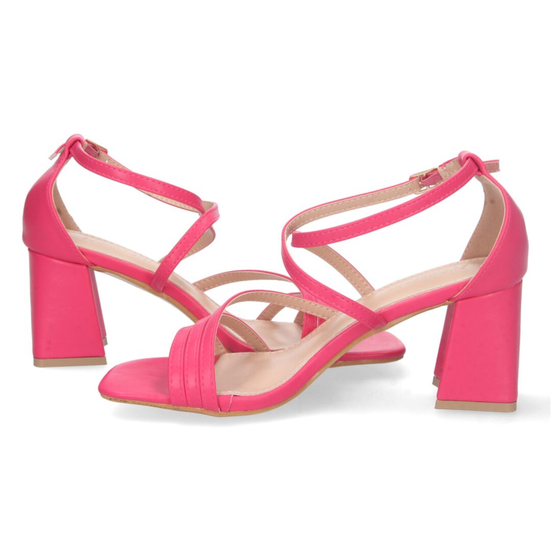 Sandalias cruzadas fucsia - Imagen 6