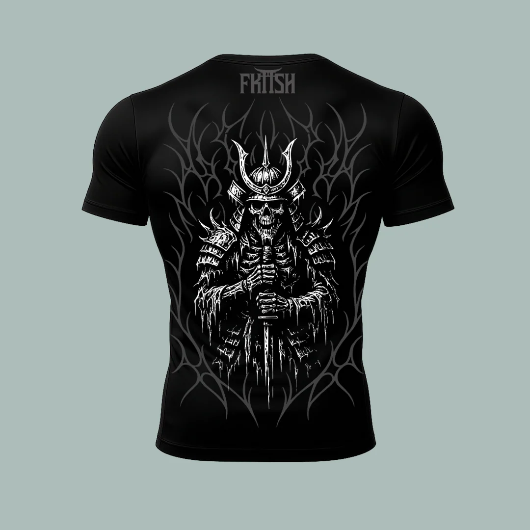 Playera Compresion Black Skull - Imagen 2