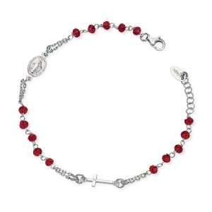 «Pulsera de rosario de cristal» AMÉN