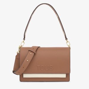 Bandolera Tous Audree Saffiano Moca – Beige