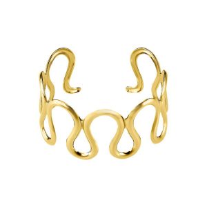 Brazalete Lotus Style Iconic Acero Dorado