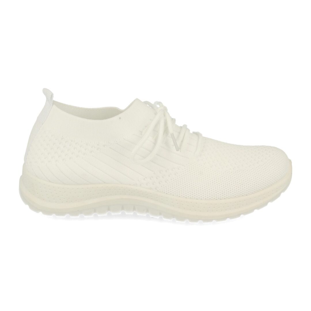 Zapatilla Blanca Deportiva de Cordones - Imagen 3
