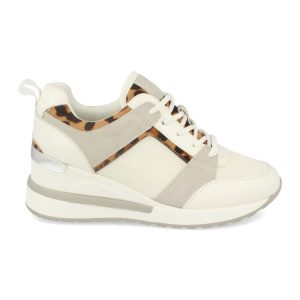 Zapatilla deportiva leopardo suela gruesa