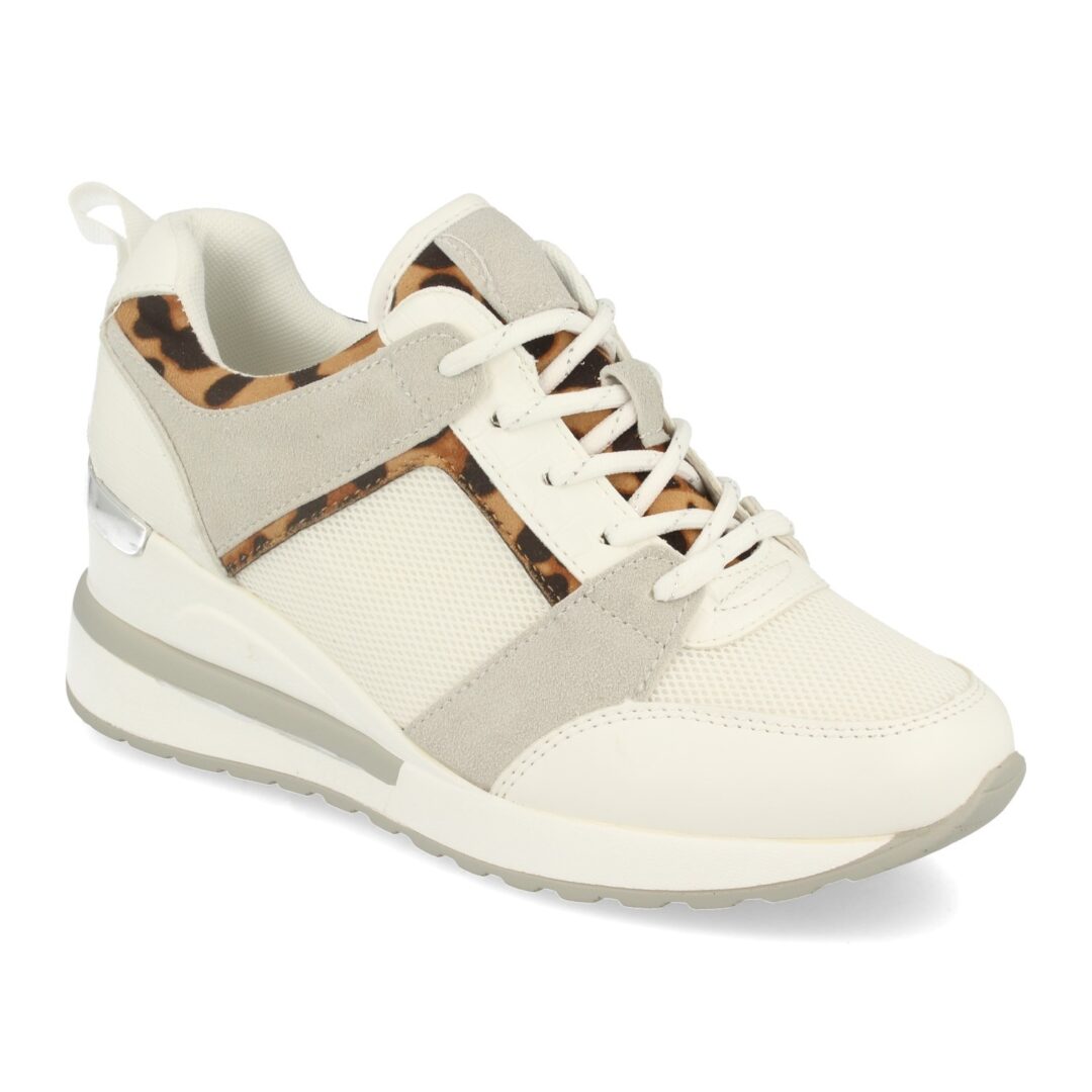 Zapatilla deportiva leopardo suela gruesa - Imagen 3