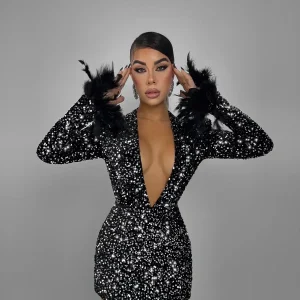 Vestido glow