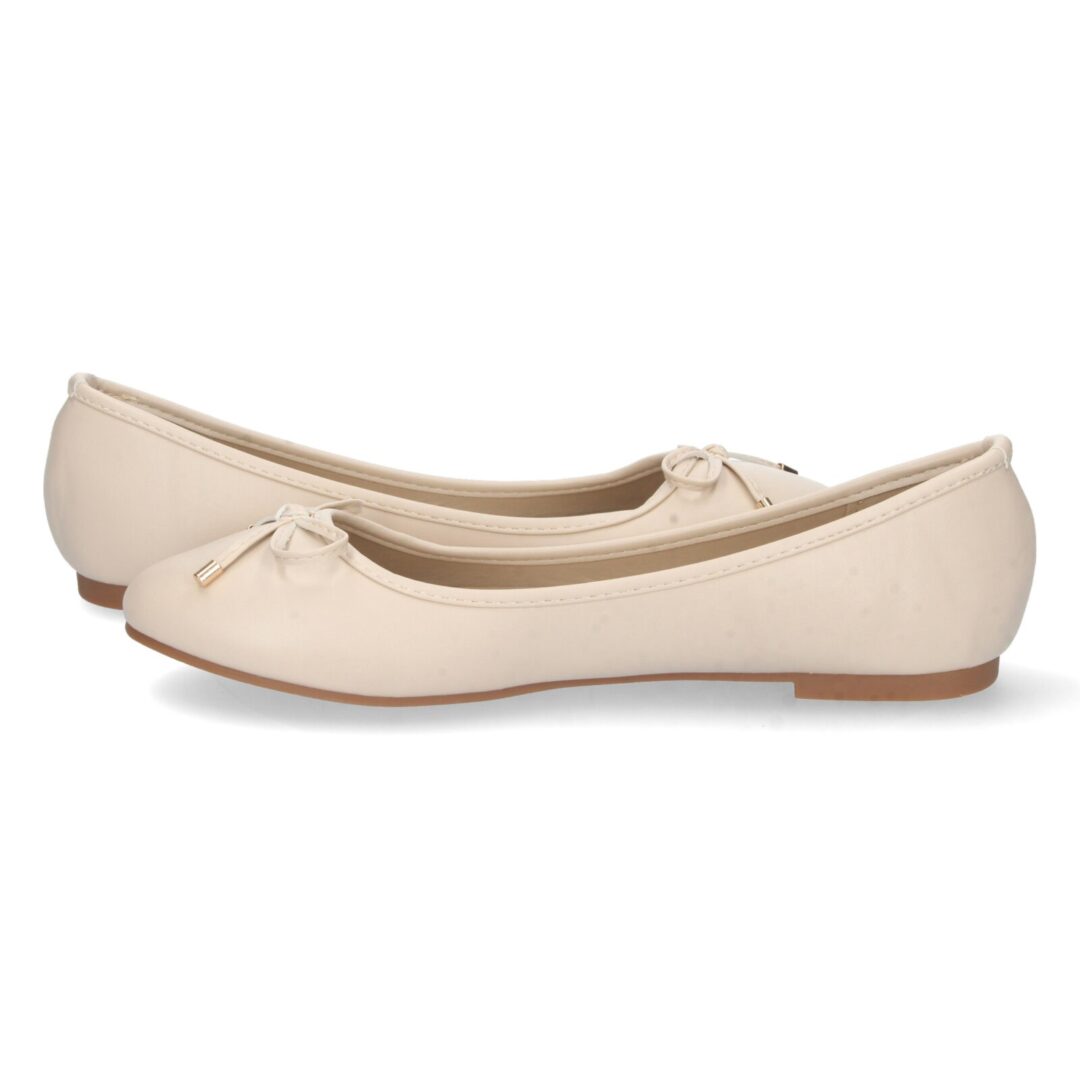 Bailarinas beige con lazo Francesita - Imagen 6